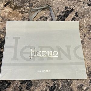 Herno Gray Shopping Bag